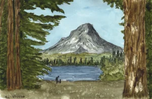 Mt Hood from Trillium Lake